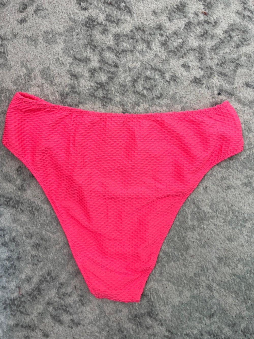 AERIE SWIM BOTTOMS BUNDLE HIGH WAISTED CORAL AND GREEN WHITE STRIPE SZ MED NWT - Picture 7 of 13